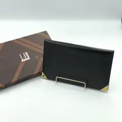 ダンヒル 長財布 ブラック ゴールド金具 美品 箱付き