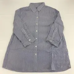 2024-ш/ GREEN LABEL RELAXING ストライプシャツ L