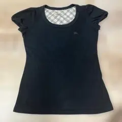 BURBERRY バーバリー ブルーレーベル ホース刺繍Tシャツ　チェック入38のサムネイル