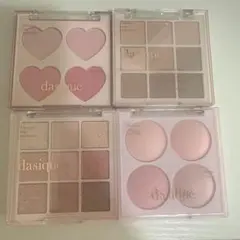 dasique アイシャドウパレット＆チークパレット 4点セット