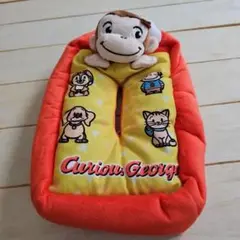Curious George ぬいぐるみ付きティッシュケース