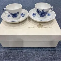 Royal Copenhagen ブルーフラワー ティーカップセット