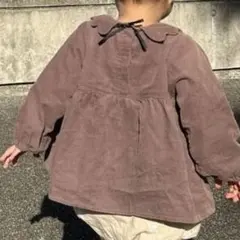 バースデイ　utakatadecoトップス　コーデュロイ　スカラップ襟　ブラウス