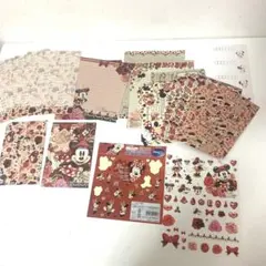 ミニーマウス レターセット 住所シール　キャラクターシール　封筒　まとめ売り