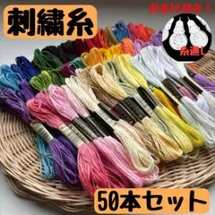 刺繍糸 まとめ売り ステッチ クロスステッチ タペストリー 50本セット
