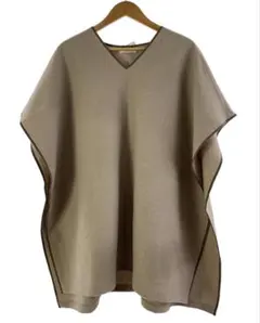 【美品】TOMORROWLAND マカフィー ウールリングケープ ポンチョ