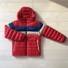 コロンビア　キッズ　ダウンジャケット　赤　サイズM(10-12) 150