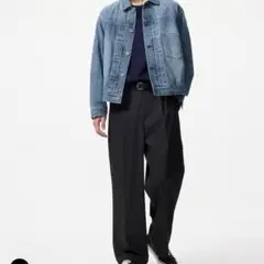 ユニクロ タックワイドパンツ