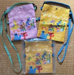 USJ オフィシャルホテル限定 クラッチポーチ3個セット 新品未使用品！送料込み