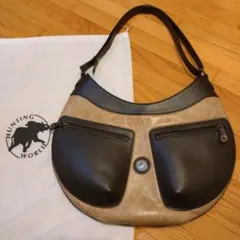 【最終値下げ】ハンティングワールド ショルダーバッグ レザー ダブルファスナー 2025年最新】ハンティングワールド ショルダーバッグの人気アイテム