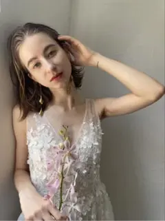 dress production ウェディングドレス　W162