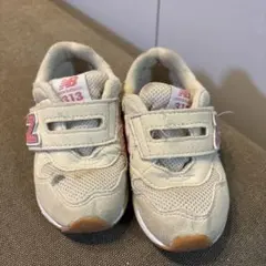 New Balance 313 ベージュ/ピンク スニーカー