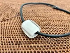 ① ガラス　チョーカーネックレス　40cm