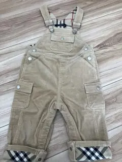 Burberry コーデュロイオーバーオール 90cm