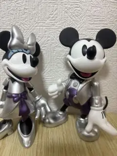 ディズニー フィギュア ミッキー ミニ　2点100周年記念