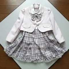 Lili lundi 女の子 フォーマル スーツ　半袖ワンピース120cm