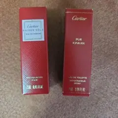 Cartier 香水 サンプル 2本セット ベゼ ヴォレ ピュール キンカンのサムネイル