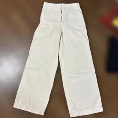 UNIQLO アイボリー コーデュロイパンツ