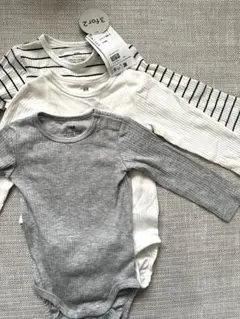 新品未使用　ロンパース 3点セット h&m