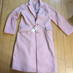MOUSSY ピンク ウールコート 1サイズのサムネイル