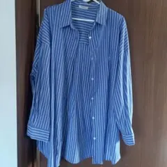 CLASSICAL ELF 青白ストライプ 長袖シャツ