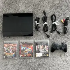PS3本体(CECH-4200B)、コントローラー、ソフト3本
