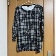 インゲボルグ チェック柄 花柄 チュニック