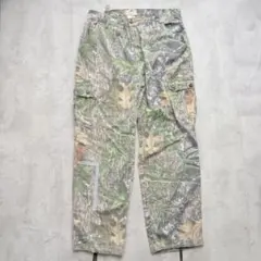 【MOSSY OAK】90s~ リアルツリー柄カーゴパンツ アジャスター付 Lのサムネイル