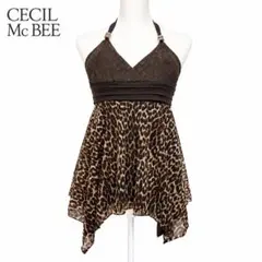 平成セシルCECIL ホルダーキャミ Y2K 平成ギャル レオパード ヒョウ柄のサムネイル
