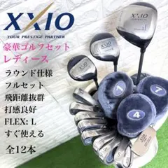 ゴルフセット　豪華　XXIO レディース　ラウンド仕様　フルセット　すぐ使える