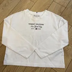 TOMMY HILFIGER 長袖カットソー ホワイト(110センチ)