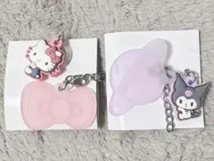 サンリオキャラクターズ ダブルチャームグミ　ハローキティ　クロミ