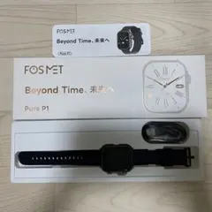FOSMET Pure P1 スマートウォッチ ブラック