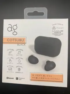 ag COTSUBU BLACK ワイヤレスイヤホンのサムネイル