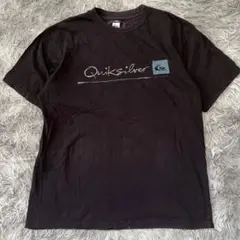 美品✨【Quiksilver】 ウォーターマンTシャツ L 大きいサイズ 黒 綿