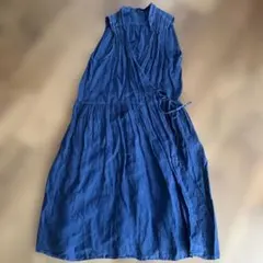 nest Robe 麻100% カシュクールワンピースのサムネイル