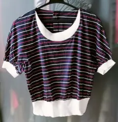 jujin plaxa ボーダー 昭和レトロ マリン カットソー　ビンテージ