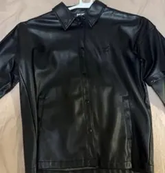 adidas Originals フェイクレザージャケット ブラック　2WAY