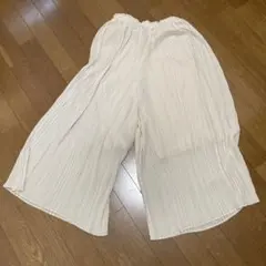シフォンプリーツスカートパンツ