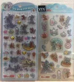【正規品】トムジェリ♡うるちゅるPOPSEAL♡ドロップジェリーシール