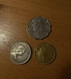 1978年 1980年 1988年 香港 硬貨 エリザベス2世のサムネイル