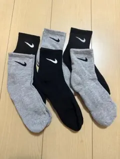 新品未使用 Nike ソックス 黒6足セット ナイキ