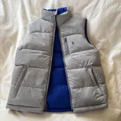 Polo Ralph Lauren ダウン S/P (8)グレー/ブルー 子供服