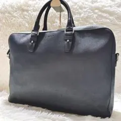 Paul Smith 2way 本革 ブリーフケース A4可 通勤 肩掛け 黒 - メルカリ