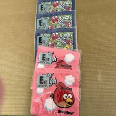 ハンドタオル赤2枚青2枚