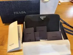 PRADA 長財布 サフィアーノ ナイロン