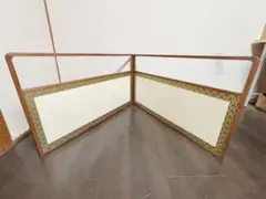【美品】「祖」 利休梅 鳥の子 両面使い 風炉先屏風 総張 （73） 割❗️【美品】「祖」 利休梅 鳥の子 両面使い 風炉先屏風 総張 （73