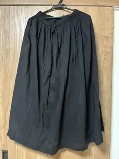 センスオブプレイス　アーバンリサーチ　スカート　ブラック ロングスカート