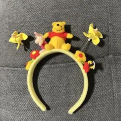 希少　ディズニー　くまのプーさん カチューシャ　風車