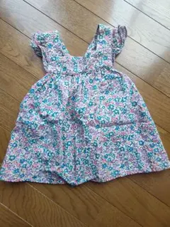 ZARA 花柄ノースリーブチュニック 110cm